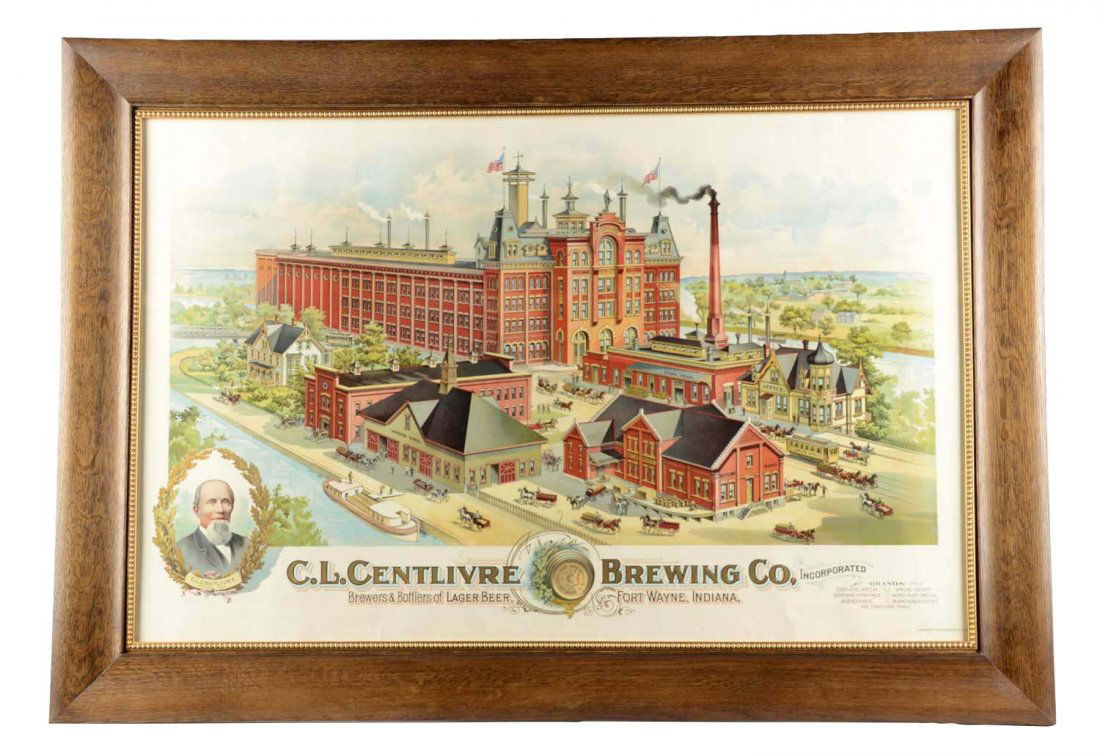 C.L. Centlivre Brewing Co. Advertising Poster (1 of 1)
