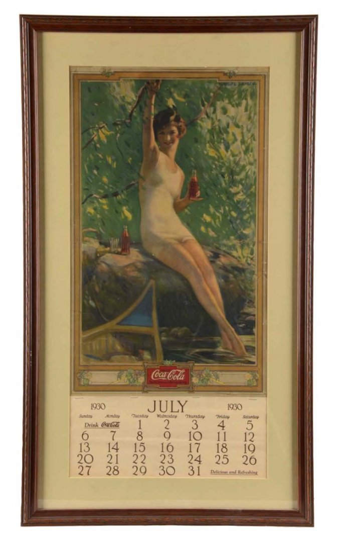 Coca Cola 1930 Calendar (1 of 1)