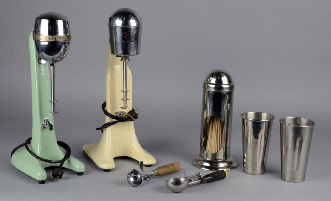 Lot Of 7: Milkshake Mixer Items (1 of 1)