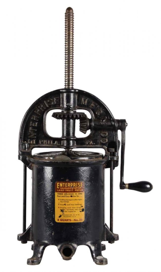 Cast Iron Sausage Stuffer & Fruit Press