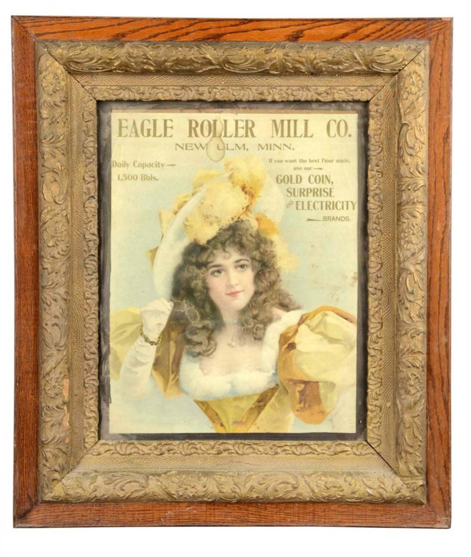 Eagle Roller Mill Co. Advertisement In Frame (1 of 1)