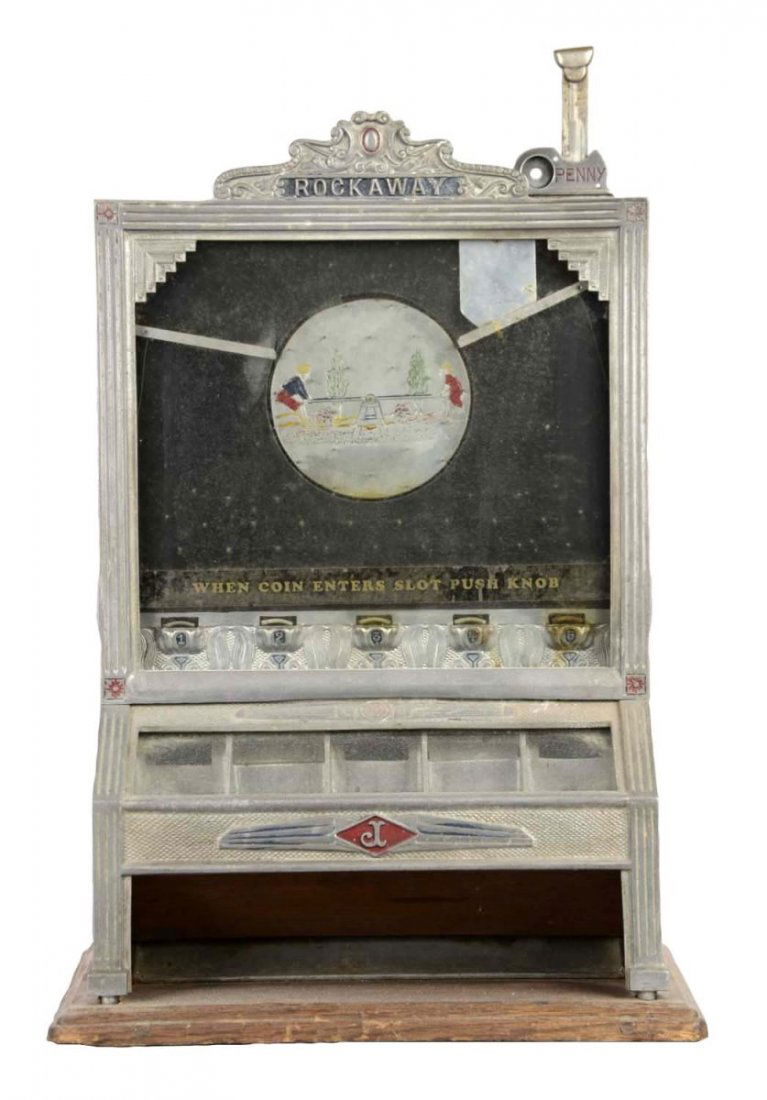 *1¢ Jennings Rockaway Countertop Coin Drop Machine (1 of 4)