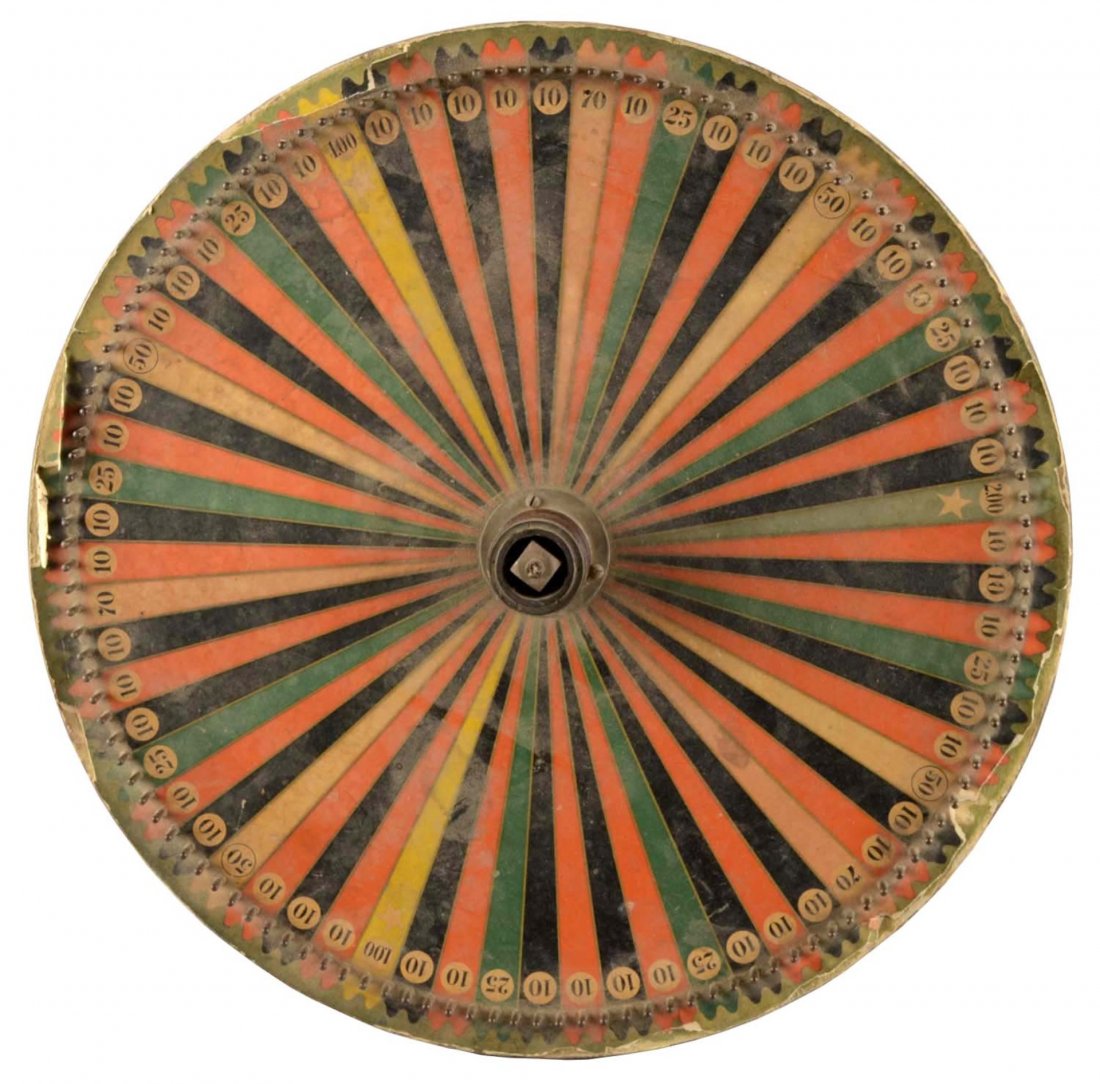 Early Wood Slot Machine Wheel Jan 30, 2016 Dan Morphy Auctions in NV