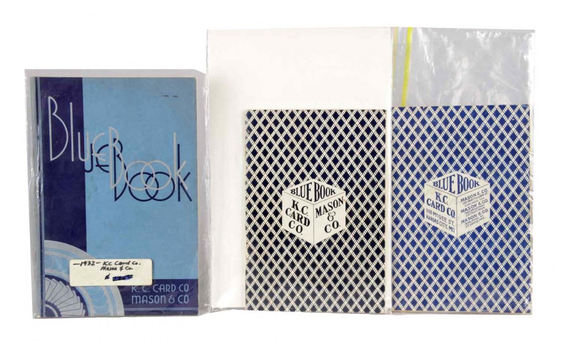 Lot Of 3: K.C. Card Co. Mason & Co. Blue Books (1 of 1)