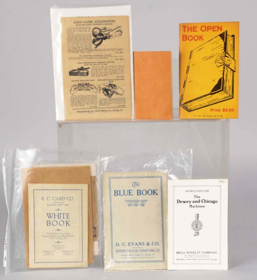 Lot Of 6: Gambling Books & Catalog Pages (1 of 1)