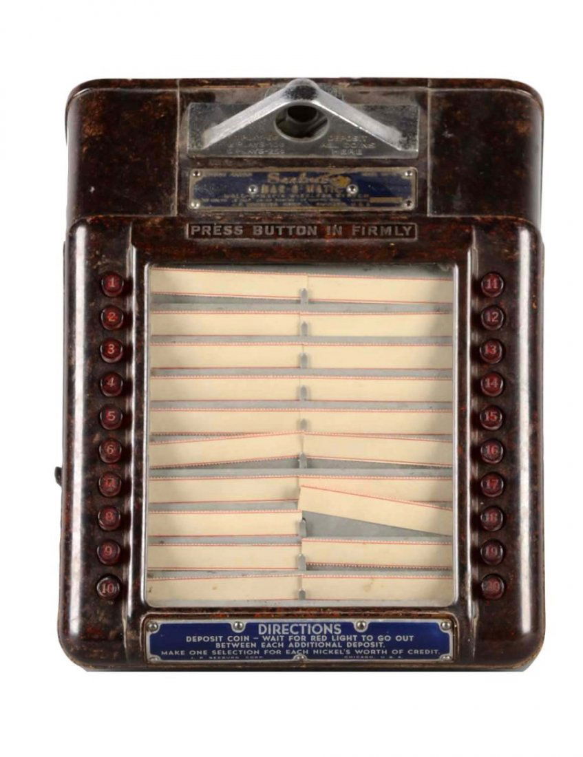 5¢ Seeburg Bar-O-Matic Remote Jukebox (1 of 2)