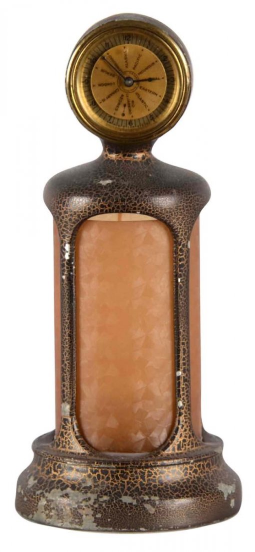 International Clock Gas Pump Lamp (1 of 2)