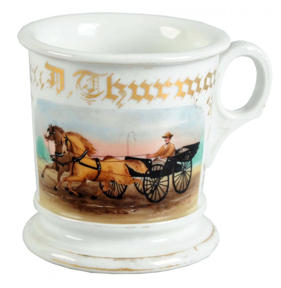 Horse Drawn Carriage Shaving Mug (1 of 2)
