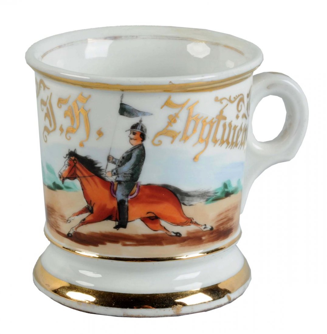 Man On Horseback Shaving Mug (1 of 2)