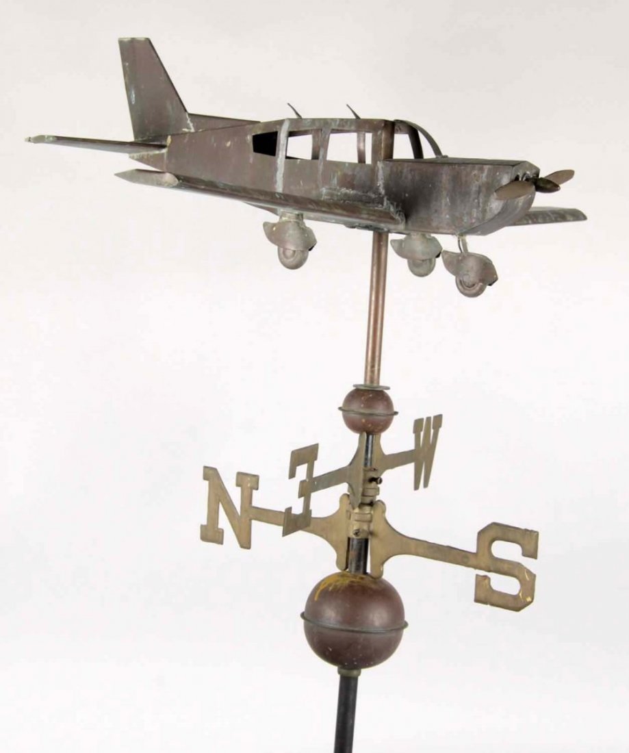 Copper Figural Airplane Weathervane Jan 30, 2016 Dan Morphy
