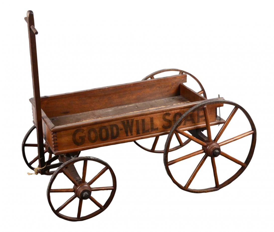 Good Will Soap Child's Wooden Wagon (1 of 2)