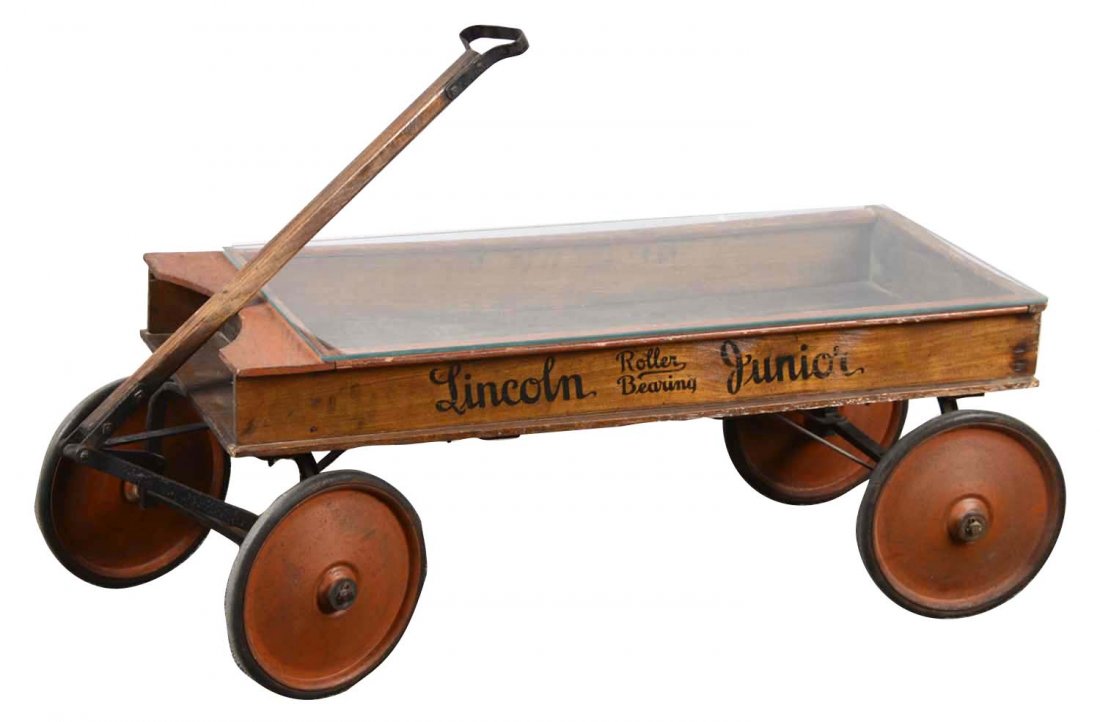 Early Lincoln Junior Wooden Child's Wagon (1 of 2)