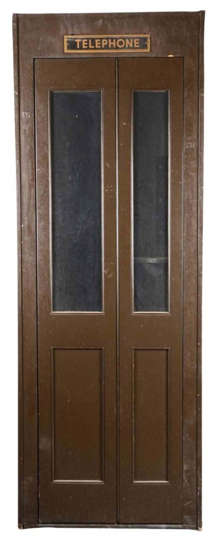 Wood Telephone Booth (1 of 2)