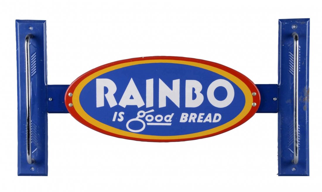 Rainbo Bread Porcelain Screen Saver Door Push (1 of 2)