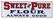 Sweet & Pure Flour Porcelain Advertising Sign