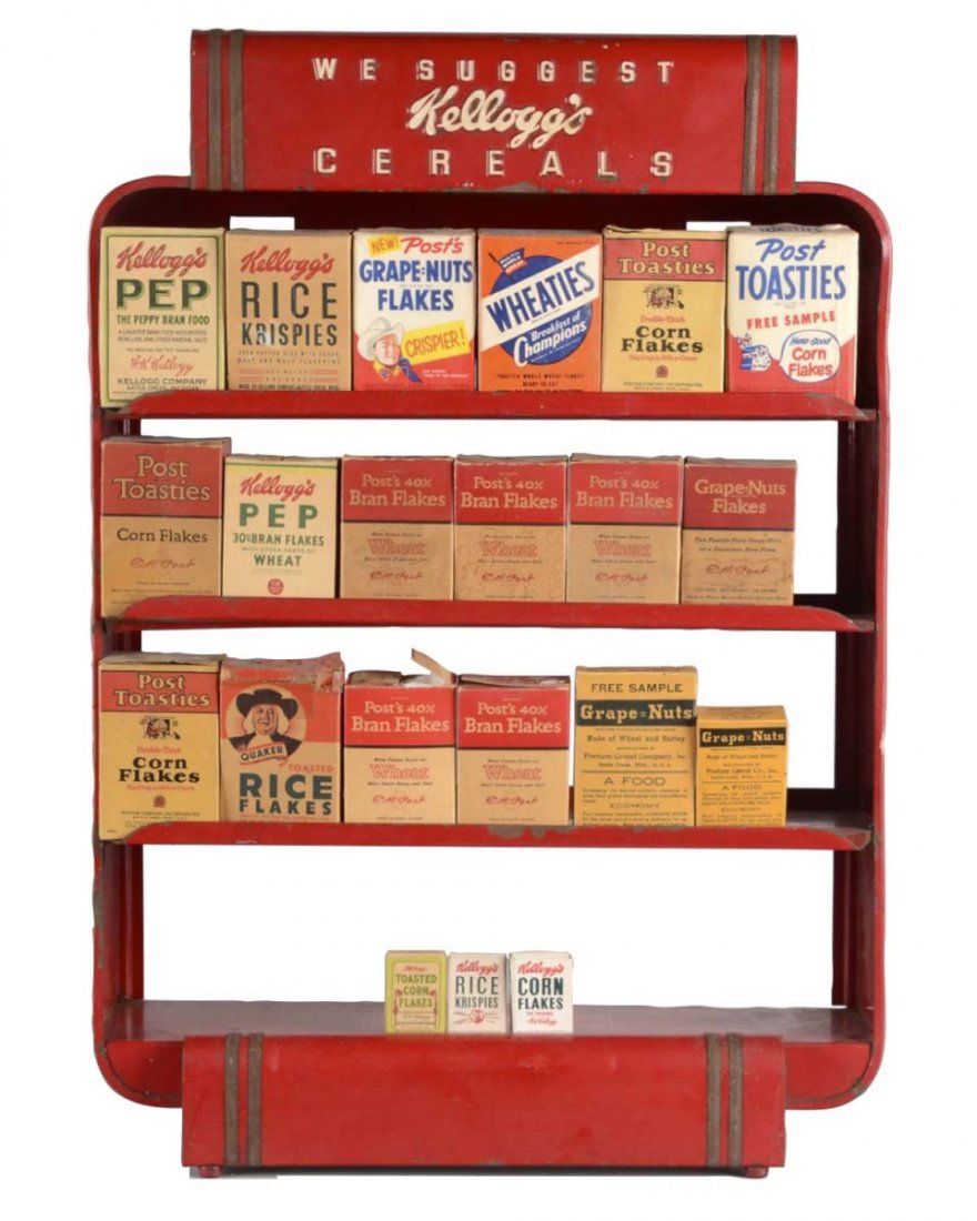 Kellogg's Cereals Metal Advertising Display (1 of 2)