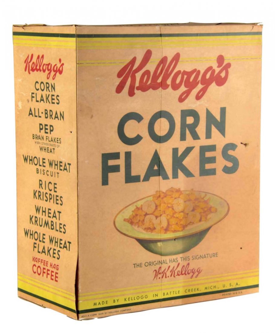 Kellogg's Corn Flakes Large Advertising Box Jan 31, 2016 Dan Morphy