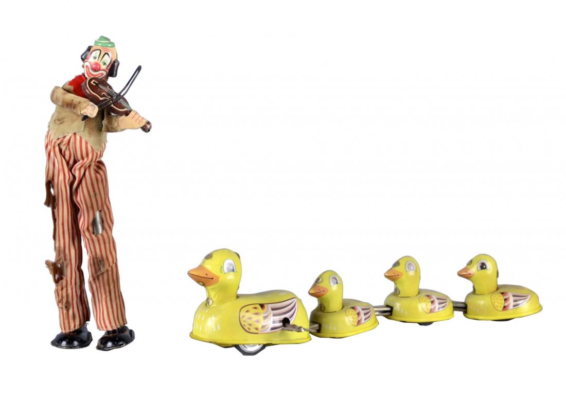 Lot Of 2: Wind Up Tin Toys (1 of 2)