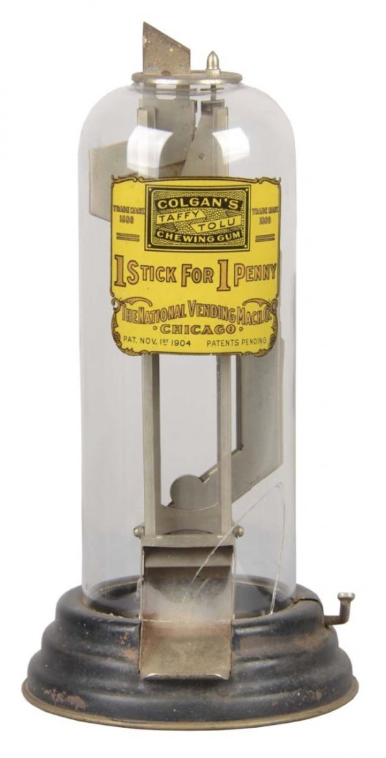 1¢ National Colgan's Taffy Tolu Chewing Gum Vendor (1 of 3)