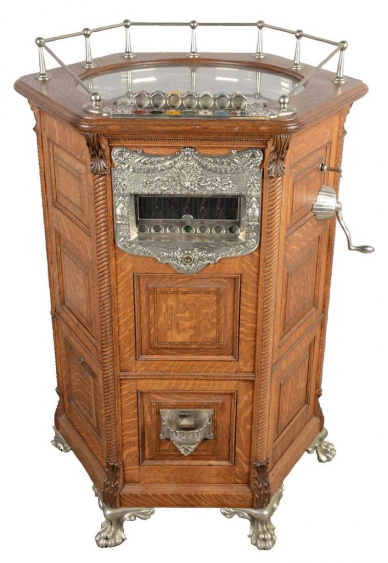 **25¢ Mills Roulette Floor Model Slot Machine (1 of 10)