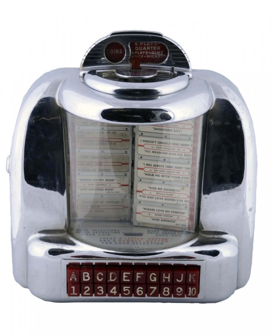 Coin-Op Seeburg Type 3W-1 Remote Jukebox Wall Box (1 of 2)