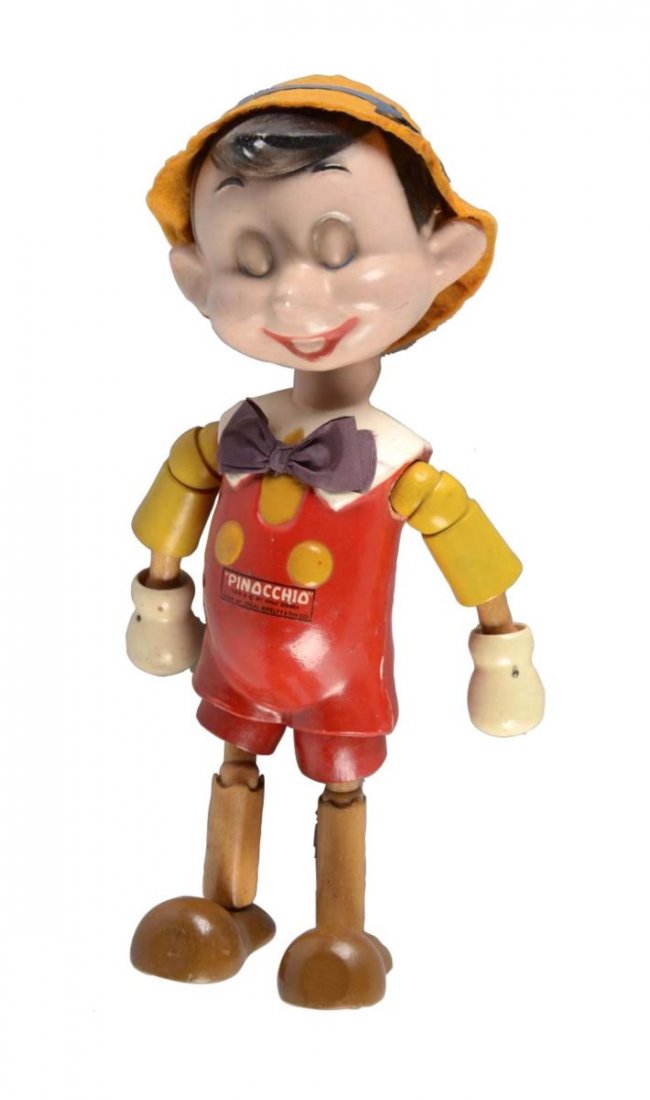 Ideal Novelty Pinocchio Wooden Jointed Doll (1 of 2)
