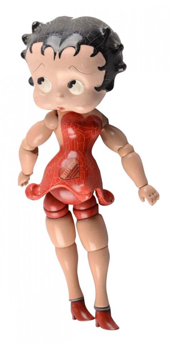 Betty Boop Wooden Jointed Doll (1 of 2)
