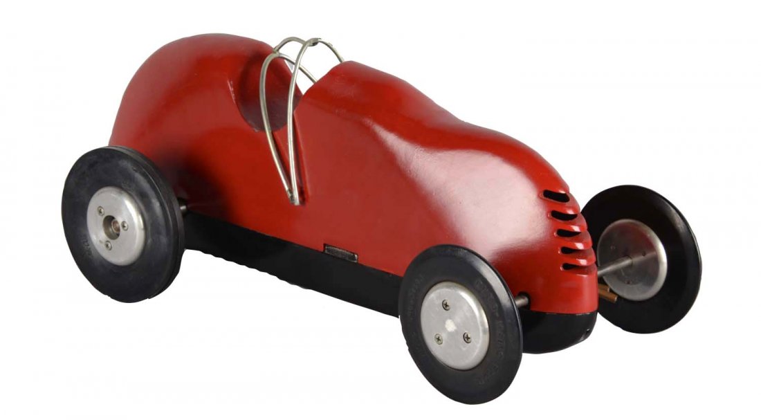 Red Tether Car With Gas Powered Motor (1 of 2)