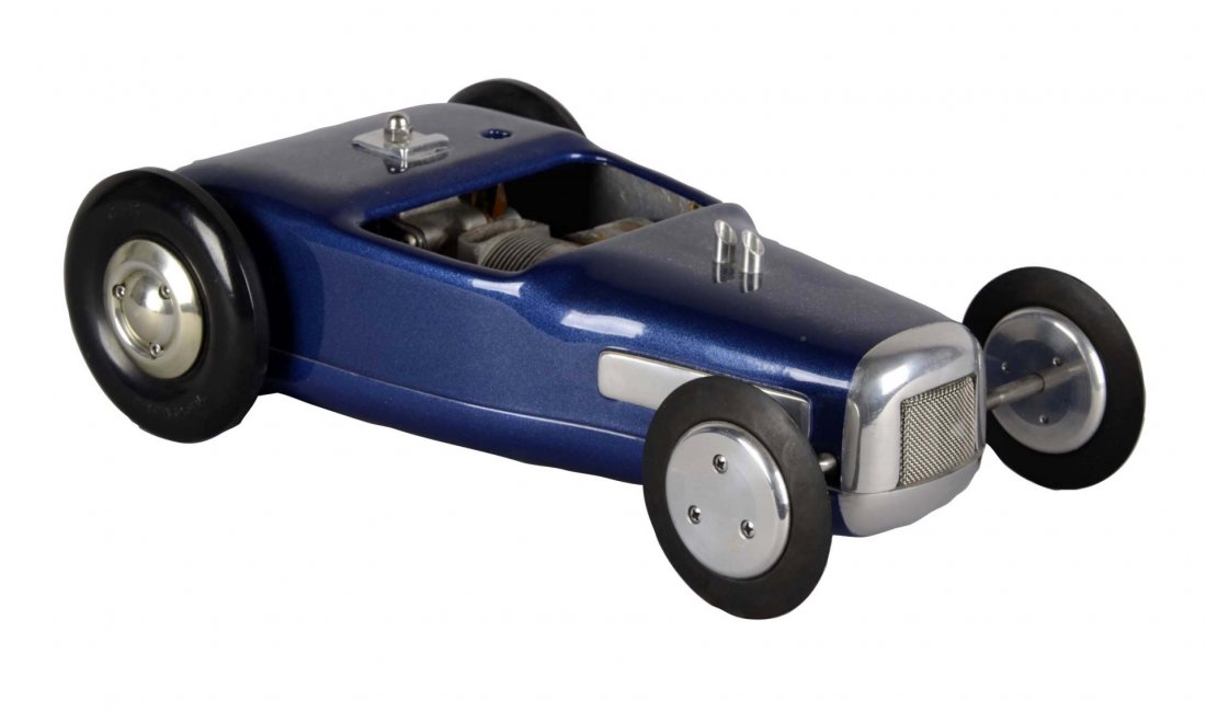 Blue Tether Car With Gas Powered Motor (1 of 2)
