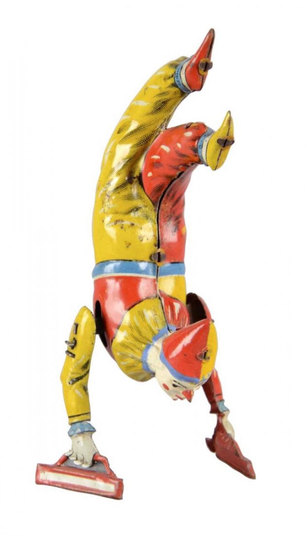 Issmayer Tin Litho Handstand Clown Windup Toy (1 of 2)