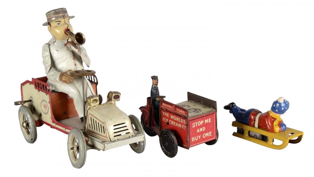 Lot Of 2: Mechanical Tin Lithograph Toys (1 of 2)