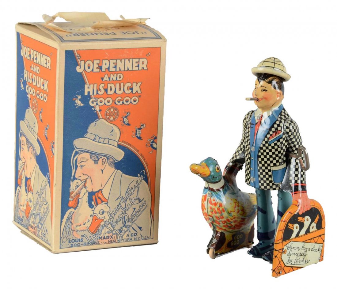 Marx Joe Penner & His Duck Tin Litho Windup Toy (1 of 3)