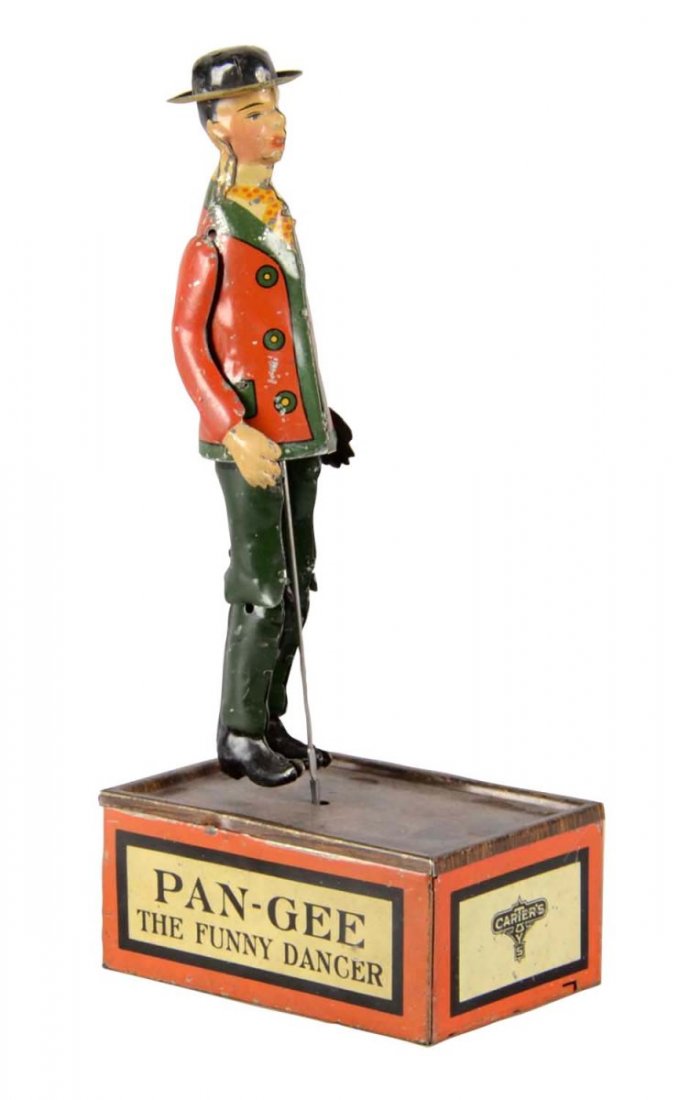 C. E. Carter Co. Pan-Gee Dancer Tin Windup Toy (1 of 2)
