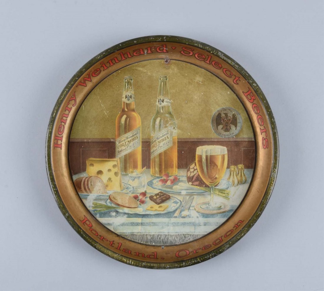 Henry Weinhard Beer Advertising Tray. (1 of 1)