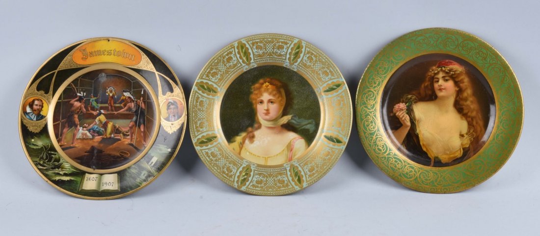 Lot of 3: Vienna Art Plates. (1 of 1)