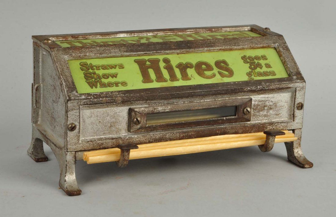 Hires Root Beer Straw Dispenser. (1 of 2)