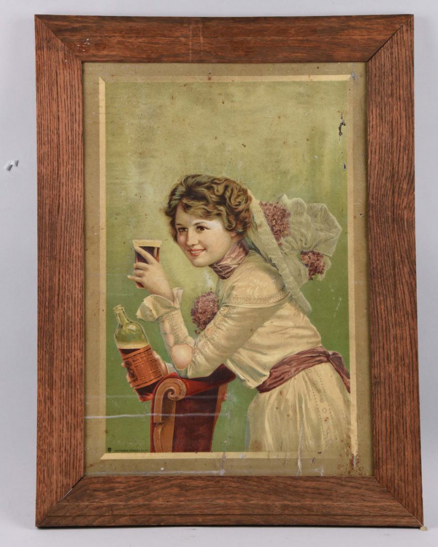 Movie Nerve Food Tin Embossed Adv. Sign. (1 of 1)