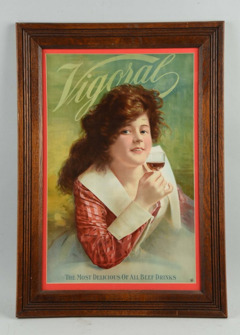 Early Vigoral Litho Advertising Poster. (1 of 1)