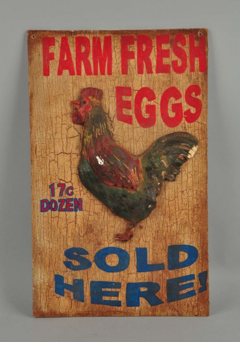 Farm Fresh Eggs Wooden Sign. (1 of 1)
