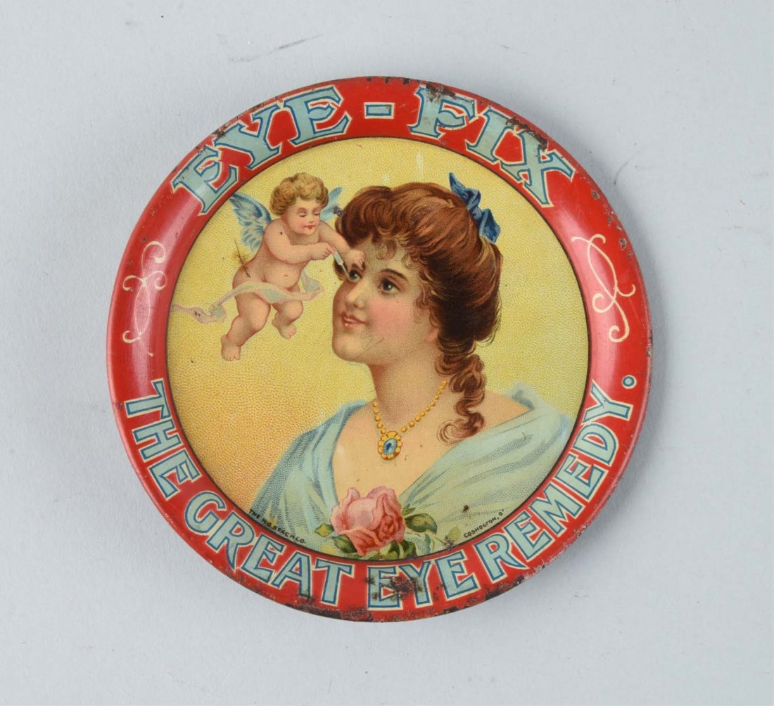 Eye-Fix Tin Advertising Tip Tray. (1 of 1)