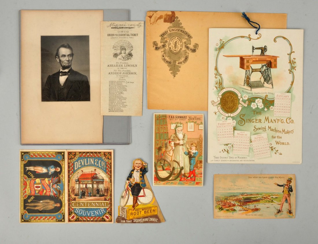 Lot Of Vintage Paper Advertisements. (1 of 1)