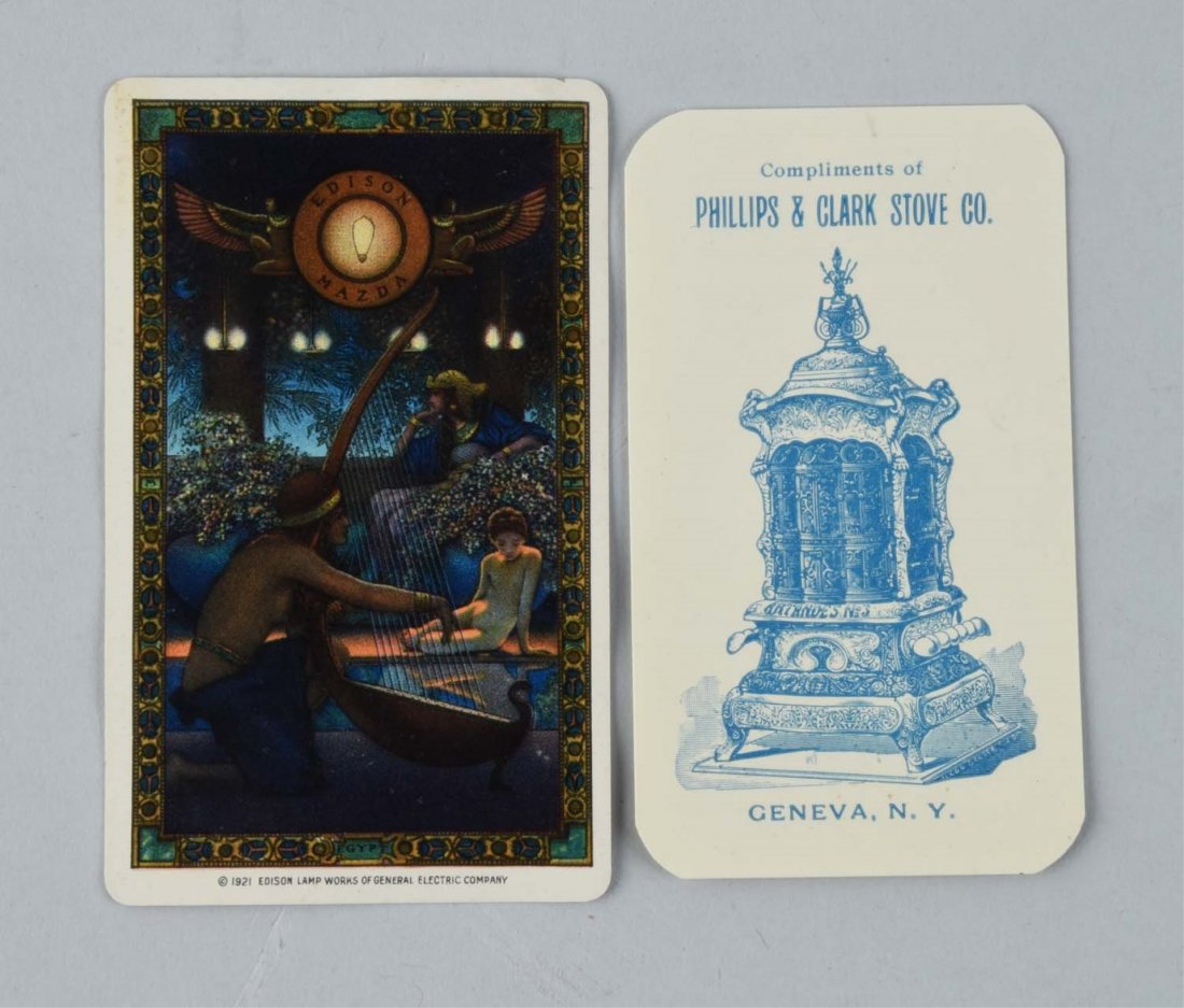 Lot Of 2 Advertising Pocket Calendars. (1 of 2)