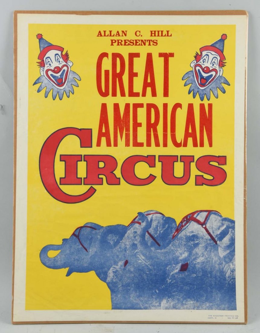 Lot of 4: Circus Posters. (1 of 4)