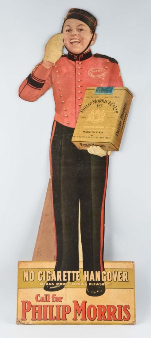 Large Phillip Morris Johnny Advertising Sign. (1 of 1)