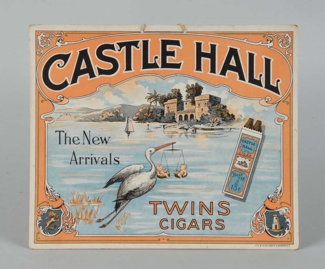 Castle Hall Cardboard Sign. (1 of 1)