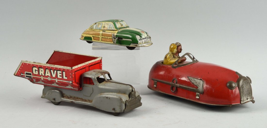 Lot Of 3: American Made Vehicle Toys. (1 of 2)