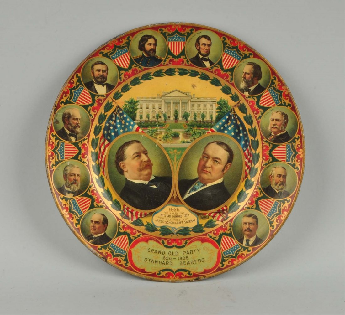 William Howard Taft & James Sherman Tray. (1 of 1)