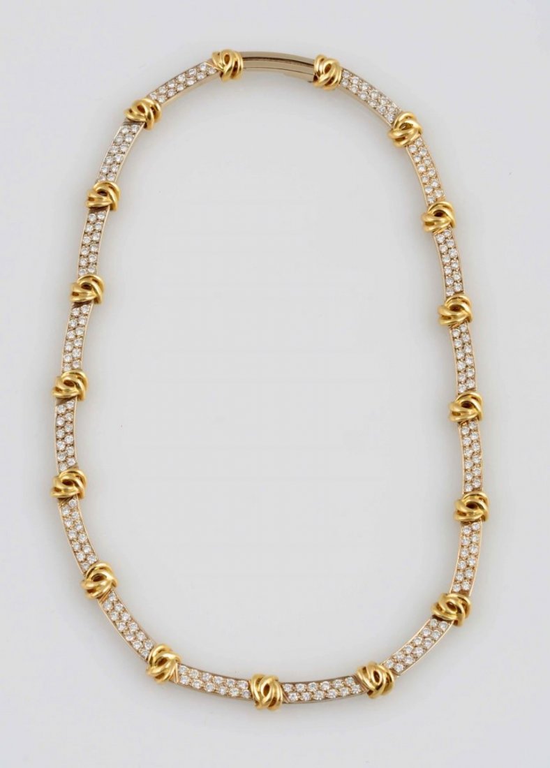 Tiffany & Co. 6.50 ct. Diamond Necklace. (1 of 3)