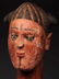 Folk Art Carved Wooden Head. - 2