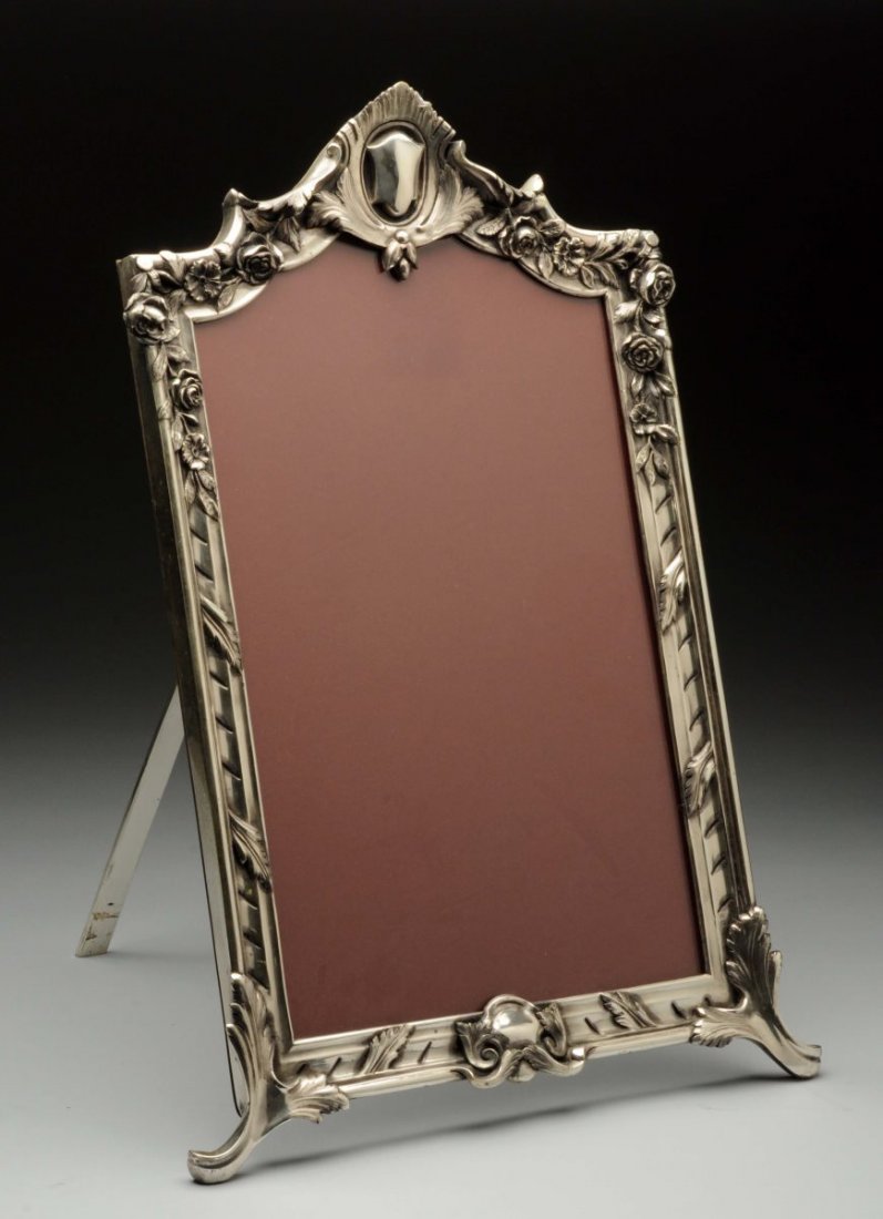 Silver Plated Dressing Table Mirror. (1 of 3)